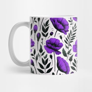 Poppy Flower Mug